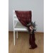 Aisle flowers in burgundy navy blue dusty rose gold scheme. Chair flowers. Sign flowers. Wedding flowers. Flowers for wedding decor. 5090
