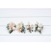 Wedding Boutonnieres & Wrist Corsage in Blush Pink & White | Faux Flower Accessories