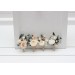 Wedding Boutonnieres & Wrist Corsage in Blush Pink & White | Faux Flower Accessories