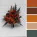 Wedding Bouquets in Rust, Terracotta & Burnt Orange | Cascading Bridal & Bridesmaid Faux Bouquets