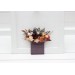 Pocket Boutonniere in Gray, Peach & Brown | Faux Flower Accessories