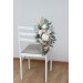 Aisle flowers in blush pink beige cream scheme. Chair flowers. Sign flowers. Wedding flowers. Flowers for wedding decor. 5132