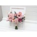 Small Bridal Bouquet in Dusty Pink & Blush Pink | Faux Silk Boho Wedding Flowers
