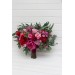 Jewel-Tone Wedding Bouquets in Magenta, Pink & Red | Faux Bridal & Bridesmaid Bouquets