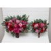Jewel-Tone Wedding Bouquets in Magenta, Pink & Red | Faux Bridal & Bridesmaid Bouquets