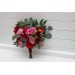 Jewel-Tone Wedding Bouquets in Magenta, Pink & Red | Faux Bridal & Bridesmaid Bouquets