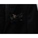 Pocket Boutonniere in White & Black | Halloween & Gothic Wedding Flower Accessories