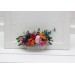 Flower comb in jewel-tone color scheme. Wedding accessories for hair. Bridal flower comb. Bridesmaid floral comb. 5187
