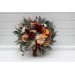 Bridal & Bridesmaid Bouquets for Fall Wedding | Orchid & Dahlia Faux Cascading Bouquets