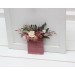 Pocket Boutonniere in Dusty Rose, Cream & Blush Pink | Faux Flower Accessories