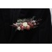 Pocket Boutonniere in Dusty Rose, Cream & Blush Pink | Faux Flower Accessories