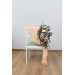 Aisle flowers in magenta peach coral dusty blue scheme. Chair flowers. Sign flowers. Wedding flowers. Flowers for wedding decor. 5286