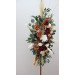 Flower Arch Arrangement in Cinnamon, Ivory, Burgundy & Orange | Faux Floral Archway for Wedding