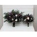 Deep Purple, Black, Ivory, and Green Wedding Bouquets – Gothic & Moody Bridal Designs