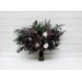 Deep Purple, Black, Ivory, and Green Wedding Bouquets – Gothic & Moody Bridal Designs