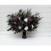 Deep Purple, Black, Ivory, and Green Wedding Bouquets – Gothic & Moody Bridal Designs