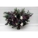 Deep Purple, Black, Ivory, and Green Wedding Bouquets – Gothic & Moody Bridal Designs