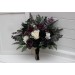 Deep Purple, Black, Ivory, and Green Wedding Bouquets – Gothic & Moody Bridal Designs