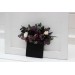 Pocket Boutonniere in Deep Purple, Black, Ivory & Green | Faux Flower Accessories
