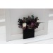 Pocket Boutonniere in Deep Purple, Black, Ivory & Green | Faux Flower Accessories