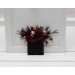 Halloween Wedding Pocket Boutonniere in Black, Burgundy, Gold & Beige | Faux Flower Accessories