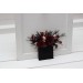 Halloween Wedding Pocket Boutonniere in Black, Burgundy, Gold & Beige | Faux Flower Accessories