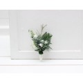 Baby's Breath Greenery Boutonniere | Wedding Flowers & Gypsophila Boutonniere