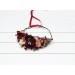 Burgundy red dusty rose peach flower crown. Hair wreath. Flower girl crown. Wedding flowers. 0501