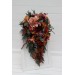 Wedding Bouquets in Burgundy, Dusty Rose, Terracotta & Rust | Faux Bridal & Bridesmaid Bouquets