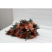 Wedding Bouquets in Burgundy, Dusty Rose, Terracotta & Rust | Faux Bridal & Bridesmaid Bouquets