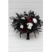 Burgundy, Black, and Silver Wedding Bouquets – Dramatic Gothic Bridal Designs