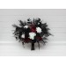 Burgundy, Black, and Silver Wedding Bouquets – Dramatic Gothic Bridal Designs