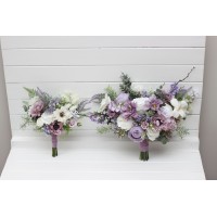 Lavender bridal bouquet. Lilac flowers bouquet .Faux bouquet. Purple wedding. Silk flowers. Boho wedding . Lilac bridal bouquet . Bridesmaid bouquet. 5292