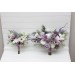 Lavender & Lilac Bridal Bouquet | Faux Purple Wedding Flowers & Bridesmaid Bouquets