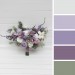 Lavender & Lilac Bridal Bouquet | Faux Purple Wedding Flowers & Bridesmaid Bouquets