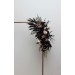  Flower arch arrangement in deep purple black gold beige colors.  Arbor flowers. Floral archway. Faux flowers for wedding arch. Halloween wedding. BLACK