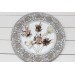  Set of 6 hair pins in  beige white brown color scheme. Hair accessories. Flower accessories for wedding. Orchid hairpins. 0026