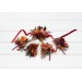 Wedding Boutonnieres & Wrist Corsage in Burgundy, Dusty Rose, Terracotta & Rust | Faux Flower Accessories