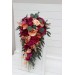 Wedding Bouquets in Magenta, Peach & Coral | Faux Bridal & Bridesmaid Bouquets