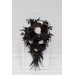 Deep Purple, Black, Ivory, and Green Wedding Bouquets – Gothic & Moody Bridal Designs
