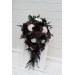 Deep Purple, Black, Ivory, and Green Wedding Bouquets – Gothic & Moody Bridal Designs