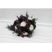Deep Purple, Black, Ivory, and Green Wedding Bouquets – Gothic & Moody Bridal Designs