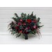 Jewel-Tone Wedding Bouquets in Purple, Red, Magenta & Burgundy | Faux Cascading Bridal & Bridesmaid Bouquets