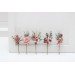 Set of 5 bobby pins in mauve blush pink color scheme. Hair accessories. Flower accessories for wedding. Gift for bridesmaid. 5298
