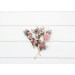 Set of 5 bobby pins in mauve blush pink color scheme. Hair accessories. Flower accessories for wedding. Gift for bridesmaid. 5298