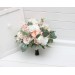 Wedding Bouquets in Blush Pink & White | Faux Bridal & Bridesmaid Bouquets