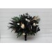 Hunter Green, Ivory, Black, and Gold Wedding Bouquets – Classic & Cascading Bridal Designs