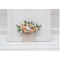 Blush Pink & Peach Pocket Boutonniere | Elegant Wedding Flower Accessories