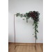 Flower Arch Arrangement in Jewel-Tone Color Scheme | Faux Floral Archway for Wedding