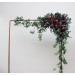 Flower Arch Arrangement in Jewel-Tone Color Scheme | Faux Floral Archway for Wedding